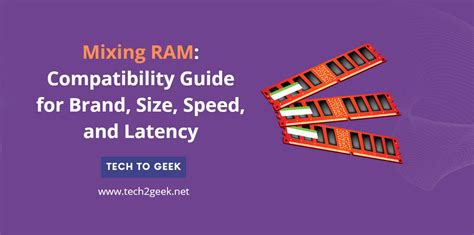 Can You Mix RAM (Brand/Size/Speed/Latency).